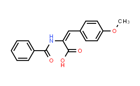 2-Benzamido-3-(4-methoxyphenyl)acrylic acid