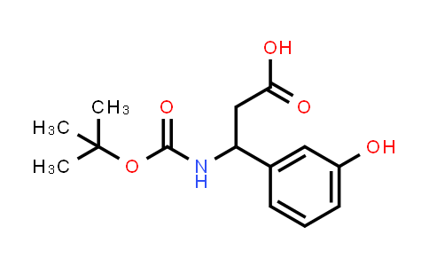 3-((tert-Butoxycarbonyl)amino)-3-(3-hydroxyphenyl)propanoic acid