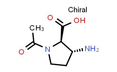(2R,3R)-1-Acetyl-3-aminopyrrolidine-2-carboxylic acid