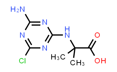 2-((4-Amino-6-chloro-1,3,5-triazin-2-yl)amino)-2-methylpropanoic acid