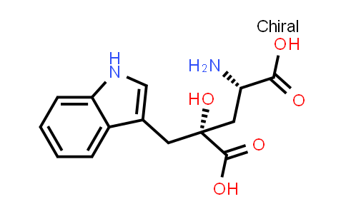(2R,4S)-2-((1H-Indol-3-yl)methyl)-4-amino-2-hydroxypentanedioic acid