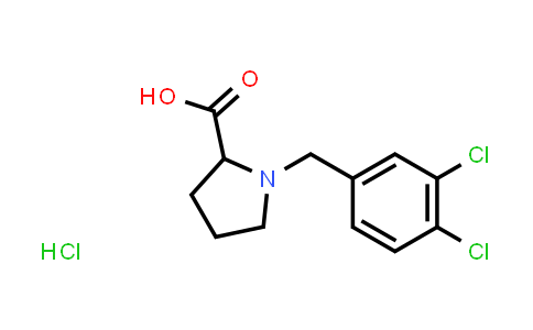 1-(3,4-Dichlorobenzyl)pyrrolidine-2-carboxylic acid hydrochloride