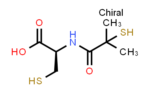 (R)-3-Mercapto-2-(2-mercapto-2-methylpropanamido)propanoic acid