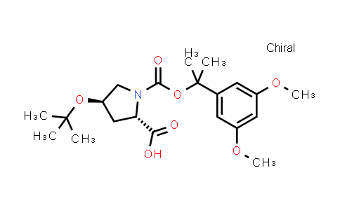 (2S,4R)-4-(tert-Butoxy)-1-(((2-(3,5-dimethoxyphenyl)propan-2-yl)oxy)carbonyl)pyrrolidine-2-carboxylic acid
