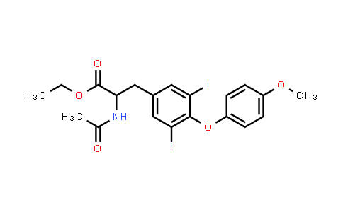 Ethyl 2-acetamido-3-(3,5-diiodo-4-(4-methoxyphenoxy)phenyl)propanoate
