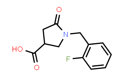 1-(2-Fluorobenzyl)-5-oxopyrrolidine-3-carboxylic acid