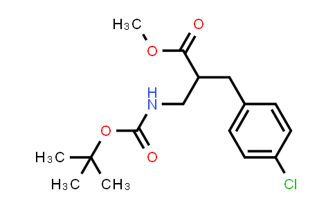 Methyl 3-((tert-butoxycarbonyl)amino)-2-(4-chlorobenzyl)propanoate