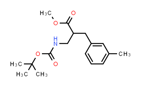 Methyl 3-((tert-butoxycarbonyl)amino)-2-(3-methylbenzyl)propanoate
