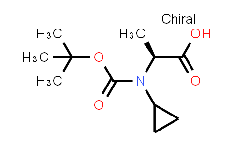 (S)-2-((tert-Butoxycarbonyl)(cyclopropyl)amino)propanoic acid