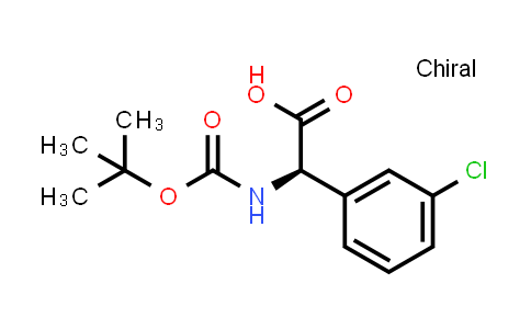 (R)-2-((tert-Butoxycarbonyl)amino)-2-(3-chlorophenyl)acetic acid