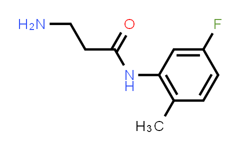 3-Amino-N-(5-fluoro-2-methylphenyl)propanamide