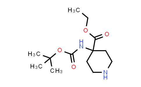 Ethyl 4-((tert-butoxycarbonyl)amino)piperidine-4-carboxylate