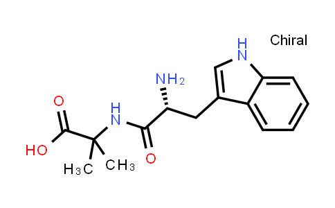 (R)-2-(2-Amino-3-(1H-indol-3-yl)propanamido)-2-methylpropanoic acid