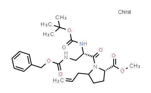 (2S)-Methyl 5-allyl-1-((S)-3-(((benzyloxy)carbonyl)amino)-2-((tert-butoxycarbonyl)amino)propanoyl)pyrrolidine-2-carboxylate