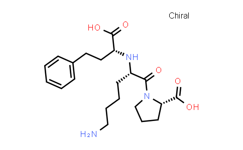 (S)-1-((S)-6-Amino-2-(((R)-1-carboxy-3-phenylpropyl)amino)hexanoyl)pyrrolidine-2-carboxylic acid
