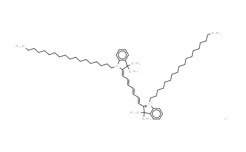 Cy7 DiC18; DiR'DiIC18(7) [1,1'-Dioctadecyl-3,3,3',3'-tetraMethylindotricarbocyanine iodide]