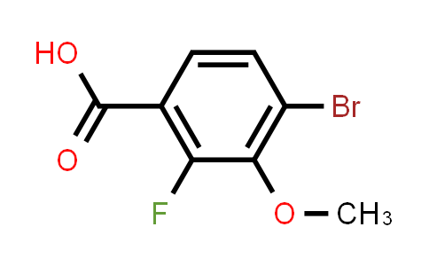 4-Bromo-2-fluoro-3-methoxy-benzoic acid