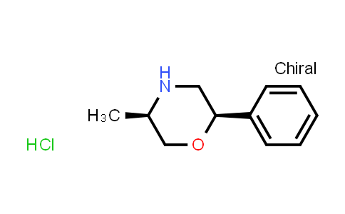 Morpholine, 5-methyl-2-phenyl-, hydrochloride, (2R,5R)-rel-