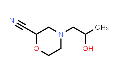 2-Morpholinecarbonitrile, 4-(2-hydroxypropyl)-