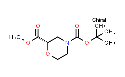 2,4-Morpholinedicarboxylic acid, 4-(1,1-dimethylethyl) 2-methyl ester, (2S)-