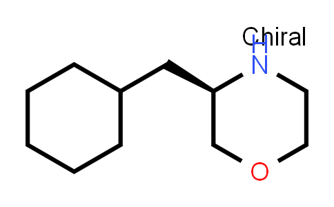 Morpholine, 3-(cyclohexylmethyl)-, (3R)-