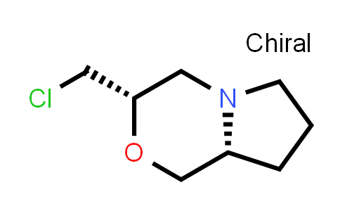 1H-Pyrrolo[2,1-c][1,4]oxazine, 3-(chloromethyl)hexahydro-, (3S,8aR)-