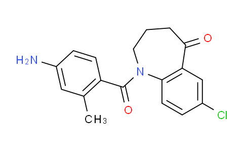 1-(4-Amino-2-methylbenzoyl)-7-chloro-1,2,3,4-tetrahydro-5H-1-benzazepin-5-one