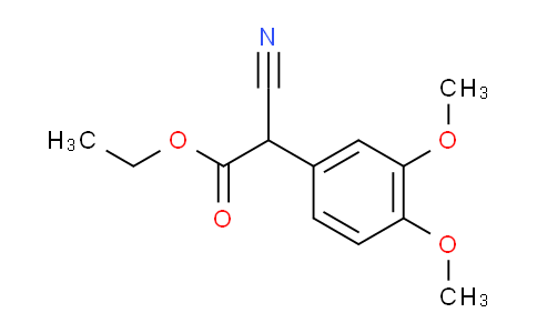 Ethyl2-cyano-2-(3,4-dimethoxyphenyl)acetate