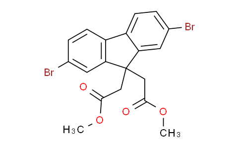 dimethyl 2,2'-(2,7-dibromo-9H-fluorene-9,9-diyl)diacetate