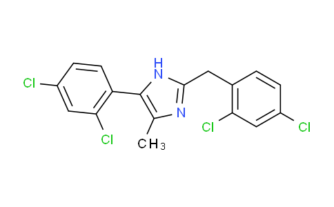 5-(2,4-Dichlorophenyl)-2-[(2,4-dichlorophenyl)methyl]-4-methyl-1H-imidazole