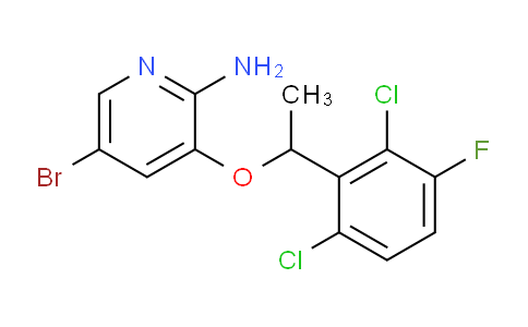 5-bromo-3-(1-(2,6-dichloro-3-fluorophenyl)ethoxy)pyridin-2-amine