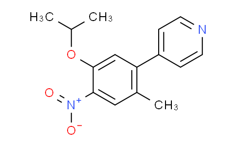 4-(5-isopropoxy-2-Methyl-4-nitrophenyl)pyridine