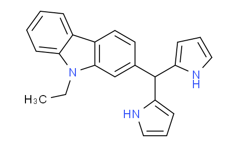 2-(di(1H-pyrrol-2-yl)methyl)-9-ethyl-9H-carbazole