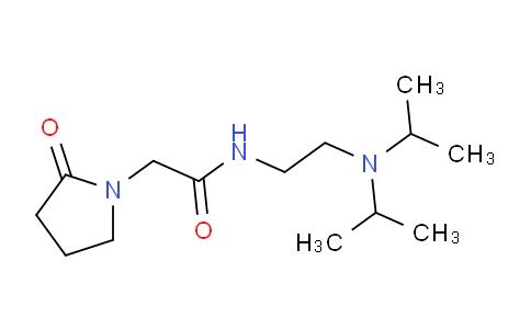 N-(2-(Diisopropylamino)ethyl)-2-(2-oxopyrrolidin-1-yl)acetamide