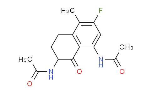 N,N'-(3-Fluoro-4-methyl-8-oxo-5,6,7,8-tetrahydronaphthalene-1,7-diyl)diacetamide