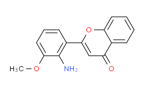 2-(2-amino-3-methoxyphenyl)chromen-4-one