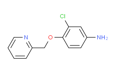 3-chloro-4-(pyridin-2-ylmethoxy)-Benzenamine