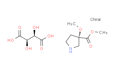 methyl (S)-3-methoxypyrrolidine-3-carboxylate L-Tartaric Acid salt