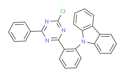 9-[2-(4-Chloro-6-phenyl-1,3,5-triazin-2-yl)phenyl]-9H-carbazole