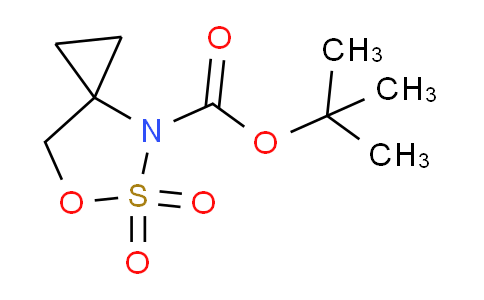 6-Oxa-5-thia-4-azaspiro[2.4]heptane-4-carboxylic acid, 1,1-dimethylethyl ester, 5,5-dioxide