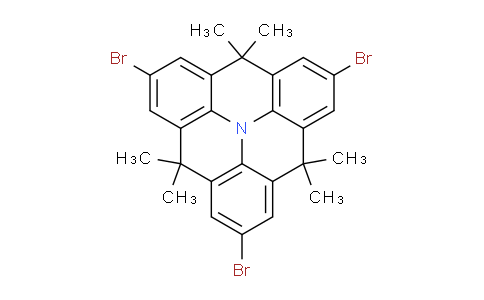 2,6,10-Tribromo-4,4,8,8,12,12-hexamethyl-8,12-dihydro-4H-benzo[1,9]q uinolizino[3,4,5,6,7-defg]acridine