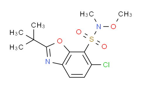 2-(tert-Butyl)-6-chloro-N-methoxy-N-methylbenzo[d]oxazole-7-sulfonamide