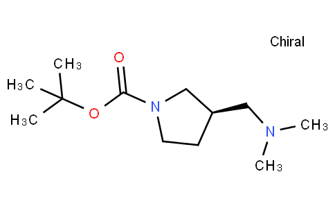 83121 - (R)-1-Boc-3-((Dimethylamino)methyl)pyrrolidine | CAS 859027-48-8