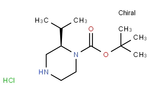 81903 - (R)-tert-Butyl 2-isopropylpiperazine-1-carboxylate hydrochloride | CAS 955979-06-3
