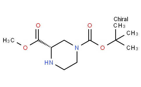 81820 - 1-O-tert-butyl 3-O-methyl (3S)-piperazine-1,3-dicarboxylate | CAS 314741-39-4