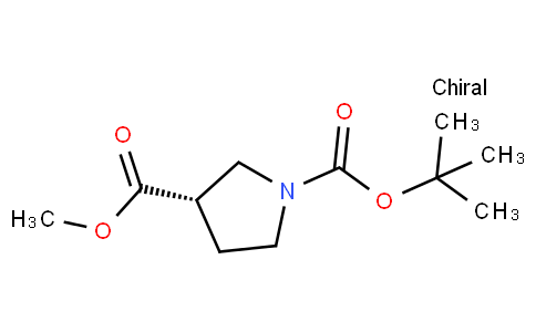 83131 - 1-O-tert-butyl 3-O-methyl (3S)-pyrrolidine-1,3-dicarboxylate | CAS 313706-15-9
