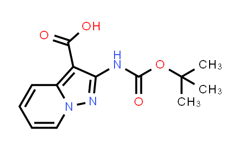 262322 - 2-(tert-butoxycarbonylamino)pyrazolo[1,5-a]pyridine-3-carboxylic acid | CAS 1476799-74-2