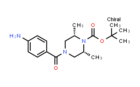 2062334 - (2R,6S)-tert-butyl 4-(4-aminobenzoyl)-2,6-dimethylpiperazine-1-carboxylate | CAS 2161337-98-8