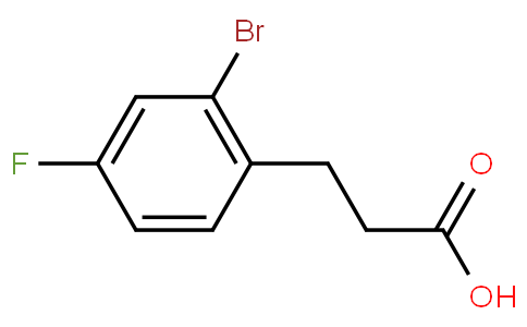90710 - 3-(2-Bromo-4-fluorophenyl)propionic acid | CAS 174603-55-5