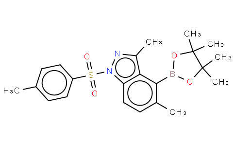 91814 - 3,5-dimethyl-4-(4,4,5,5-tetramethyl-1,3,2-dioxaborolan-2-yl)-1-tosyl-1H-indazole | CAS 1421252-90-5